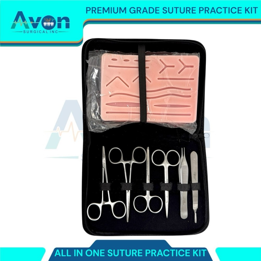 20PCS Practice Suture Kit for Training Student Use - Includes Essential Tools