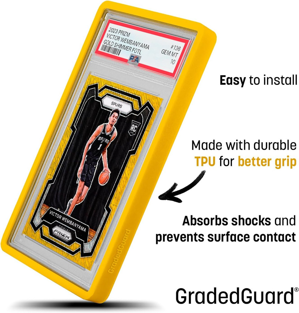 Graded Card Case for Standard Slab - Soft Touch Matte Finish - Multiple Colors