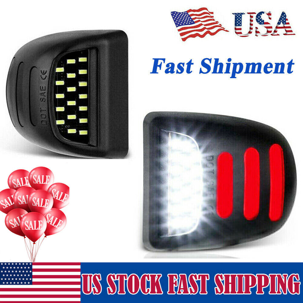 LED License Plate Light for Chevy Tahoe for Sierra 1500 2500 Silverado Avalanche