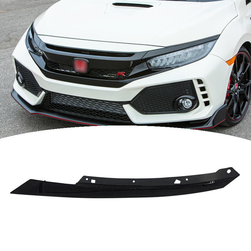 For 2016-2021 Honda Civic Driver Side Black Grille Headlight Eyelid Molding Trim