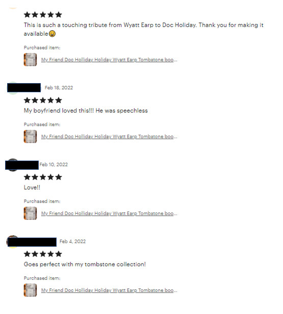 Wyatt Earp My Friend Doc Holliday Holiday Tombstone booklet book Val Kilmer