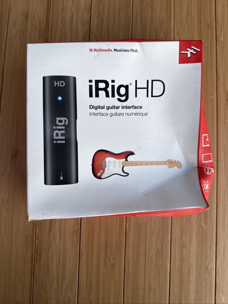 IK Multimedia iRig HD Studio-Quality Guitar Interface for iOS/MAC NOS