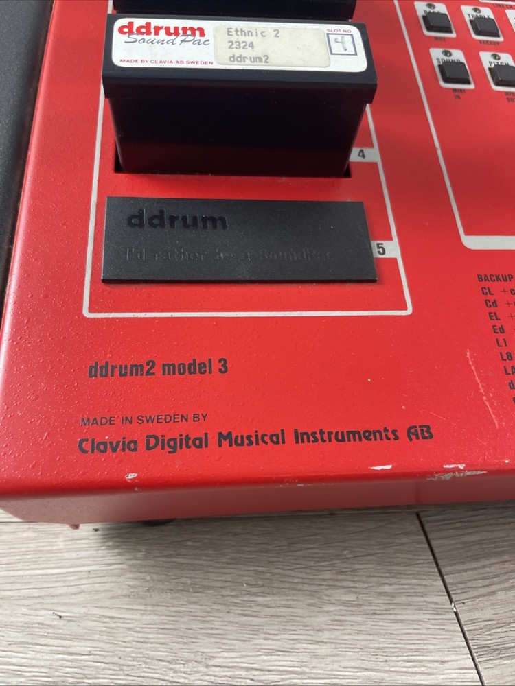 Ddrum2 Ddrum 2 Model 3 Programmable Digital Percussion VERY RARE