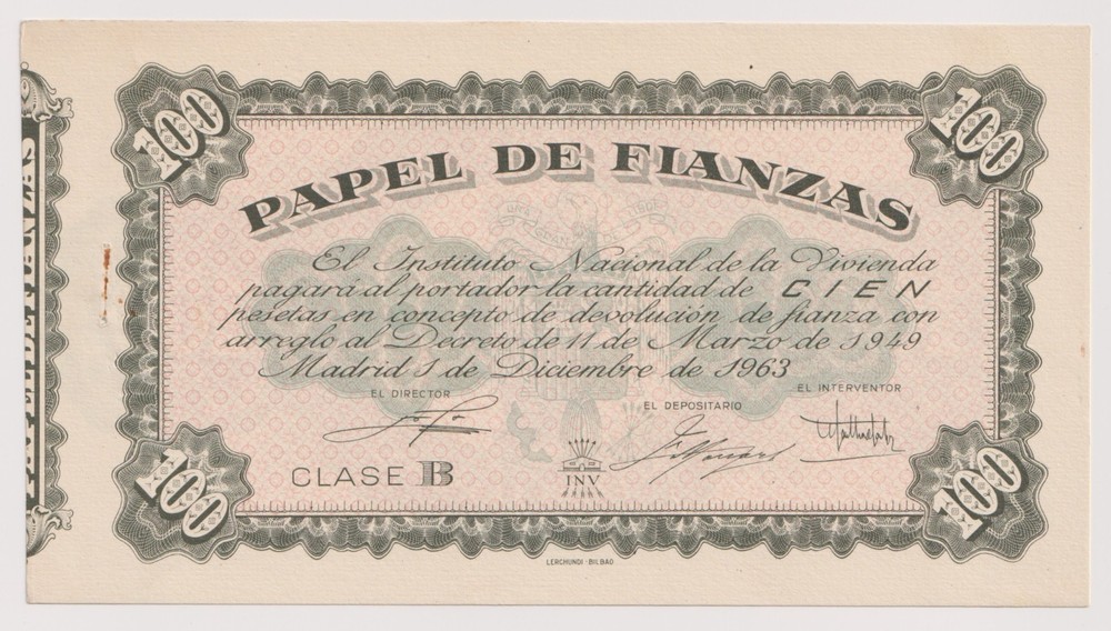 Spain - 100 Festas Banknote, Year 1963 Banknotes