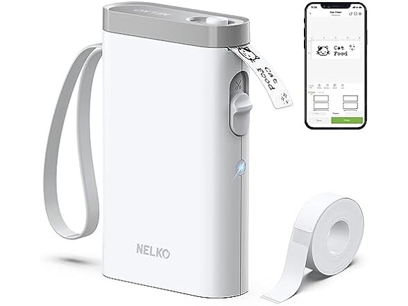 2023 NELKO P21 Mini Portable Bluetooth Label Maker