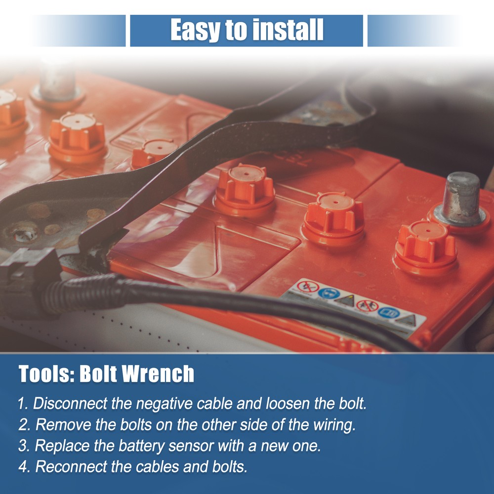 Battery Voltage Temperature Sensor Single Custom for Dodge Durango 2017-2019