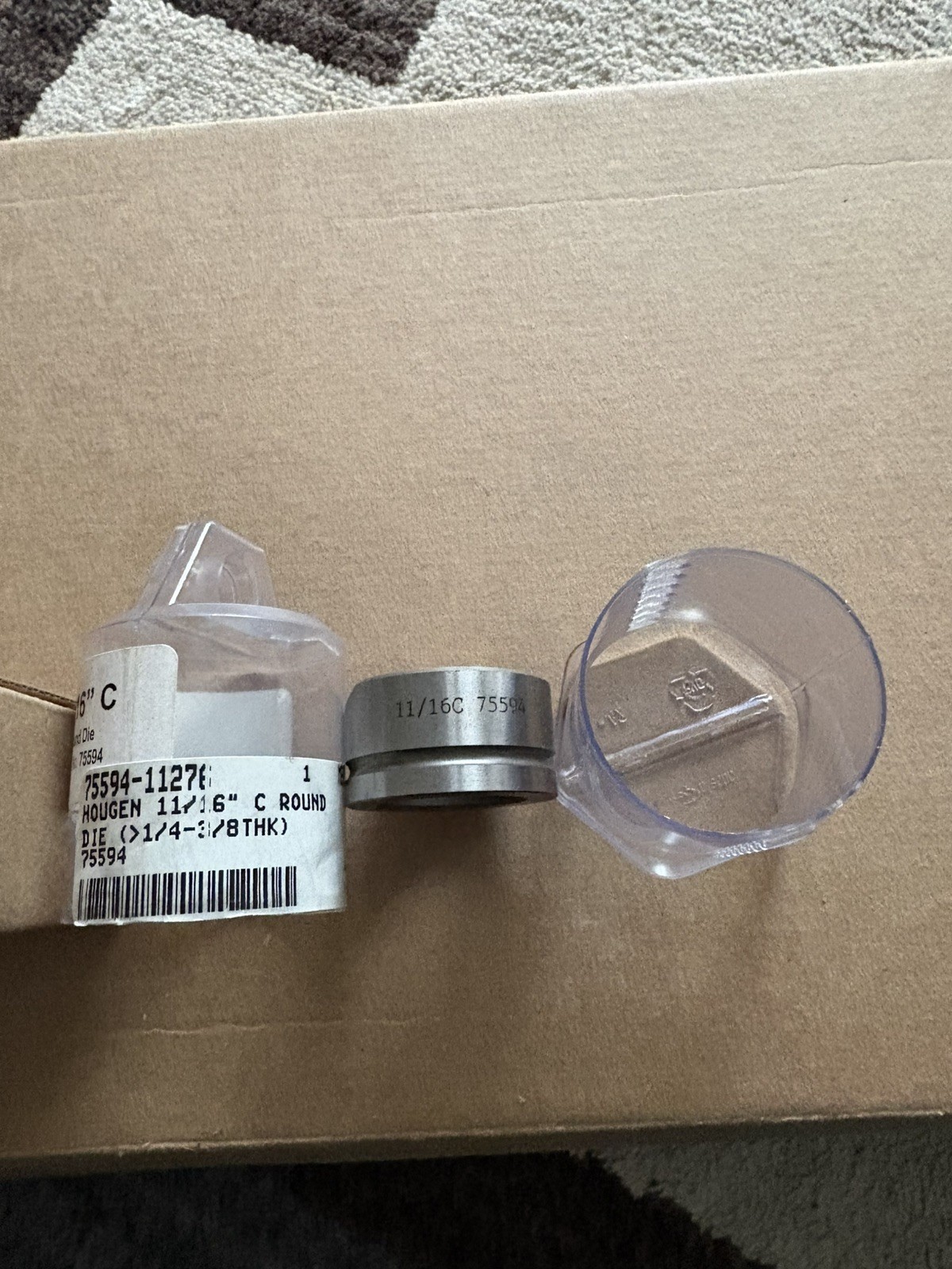 Hougen 75594 11/16" C Round Die ( 1/4-3/8THK)