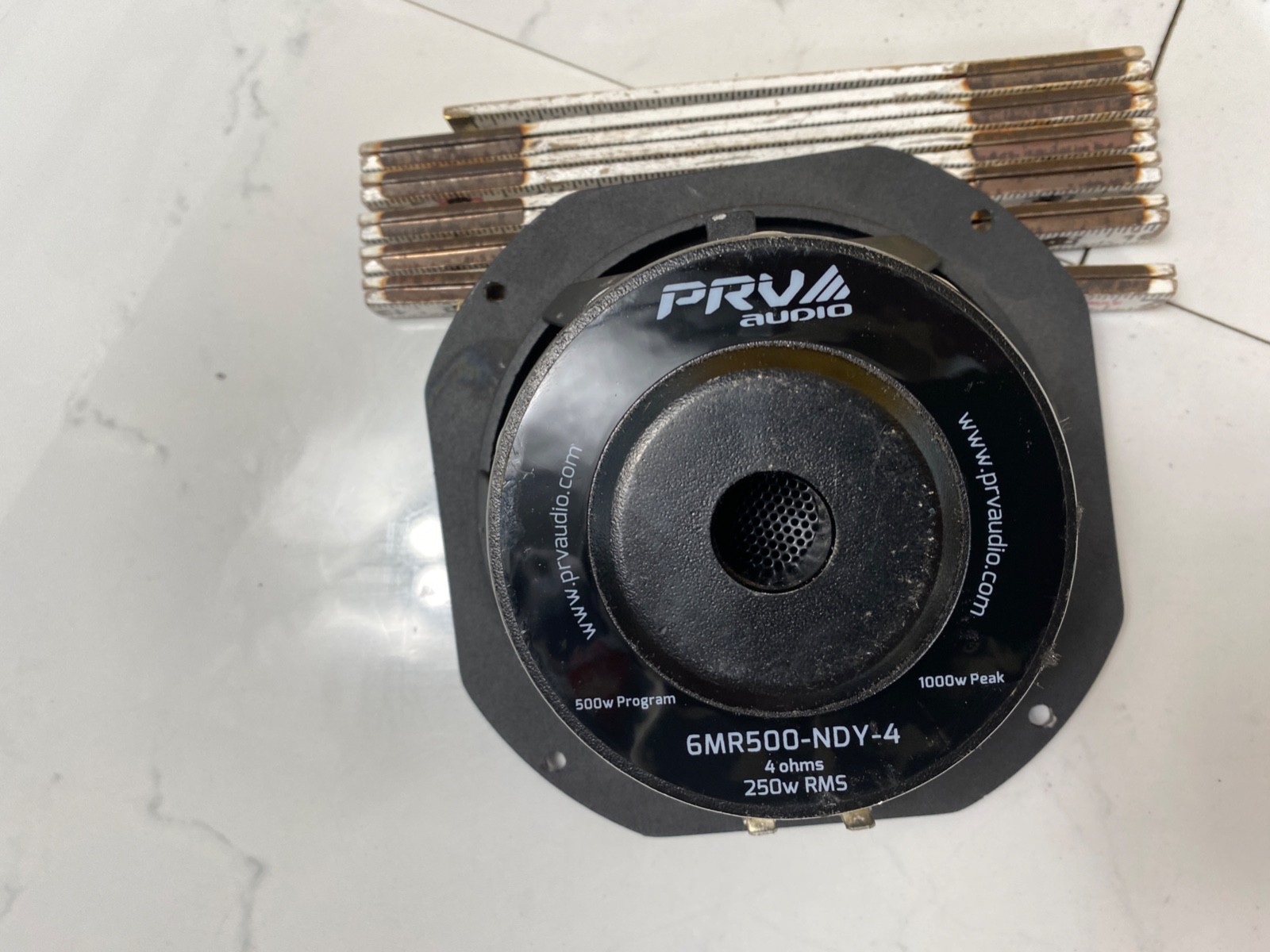 PRV Audio 6MR500-NDY-4 Midrange Neodymium 6.5" Speaker 4 Ohm Speaker 500W