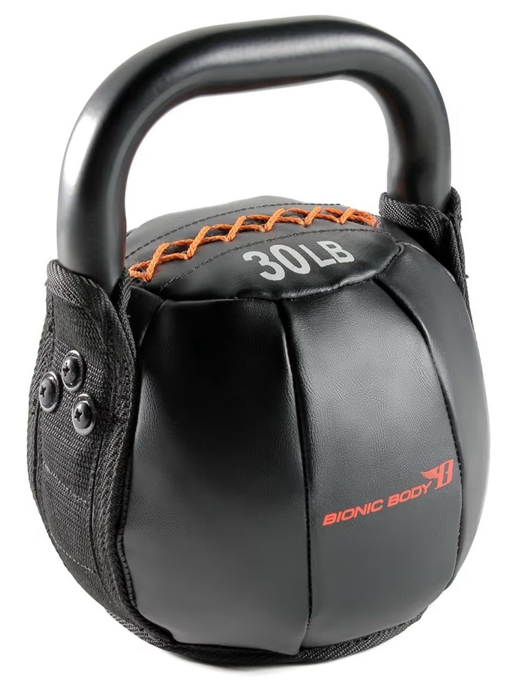 BIONIC BODY by Marcy Soft Kettlebell with Handle for Weightlifting
