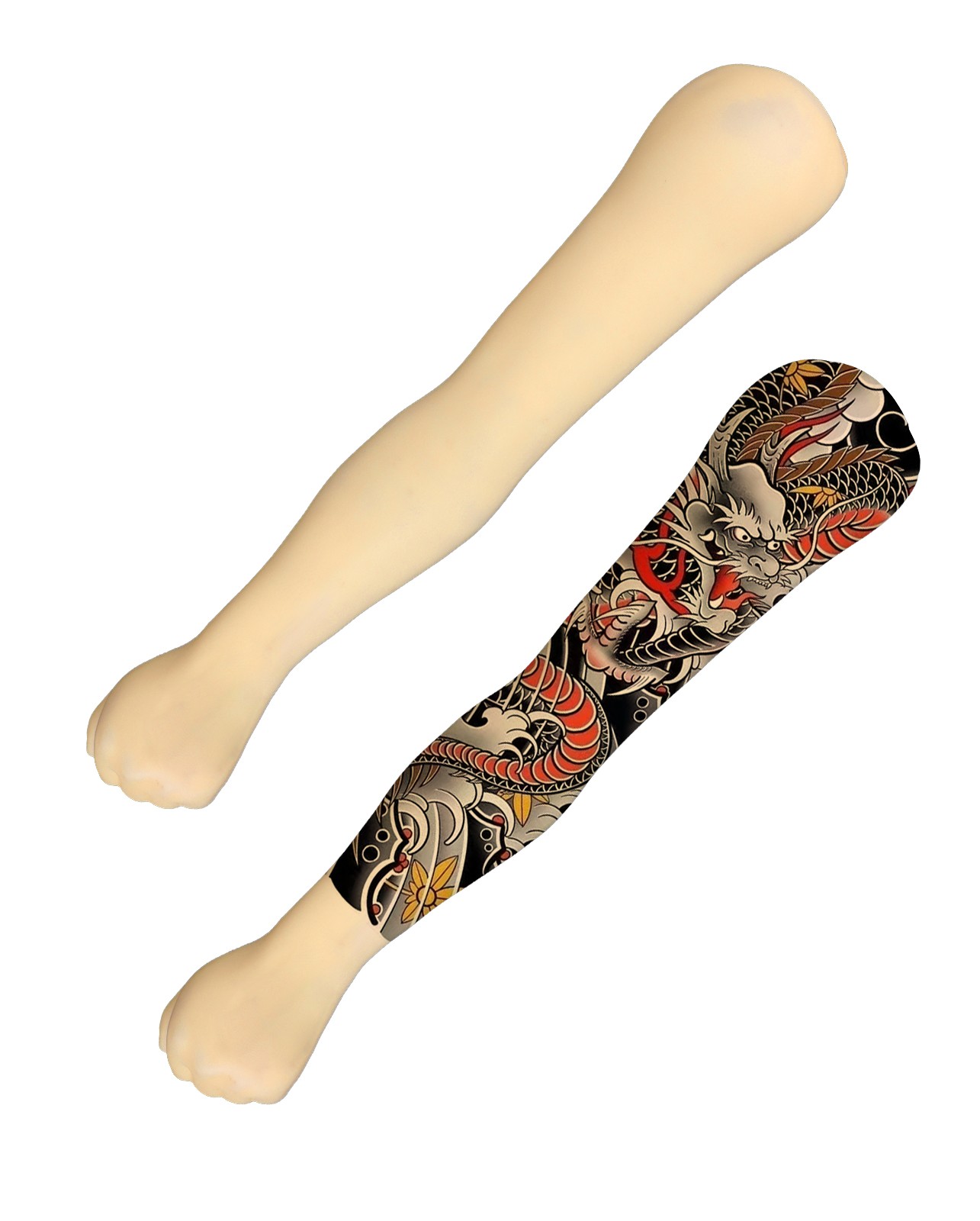 Tattooing Practice Arm Soft Silicone High Simulation Tattoo Fake Skin 1:1 63cm