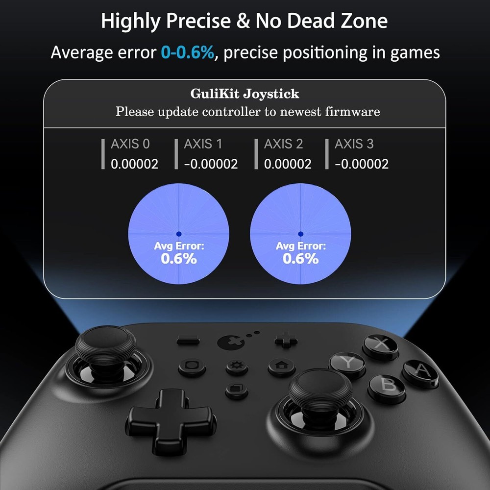 Gulikit KK3 Max Controller Pad Kingkong 3 For Nintendo Switch/OLED (No Drift)