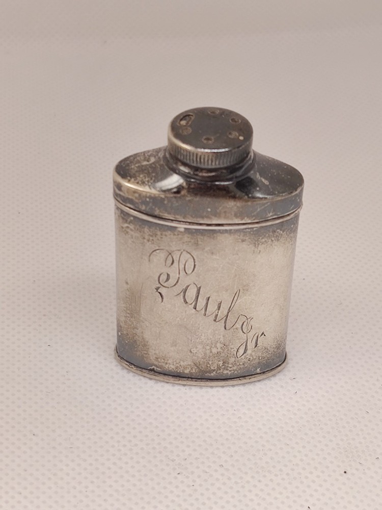 Sterling Silver Powder Can