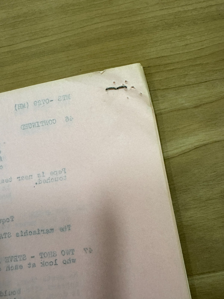 My Three Sons Original TV Show Script "Mexican Honeymoon"