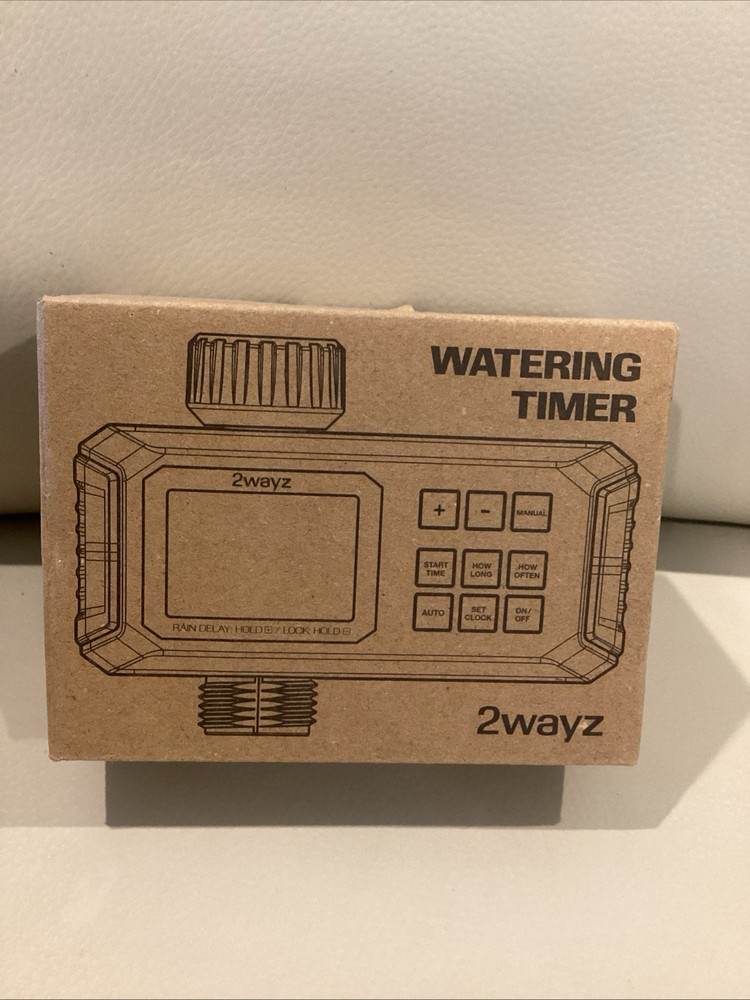 Water Timer for Garden Hose with Rain Delay Options - New