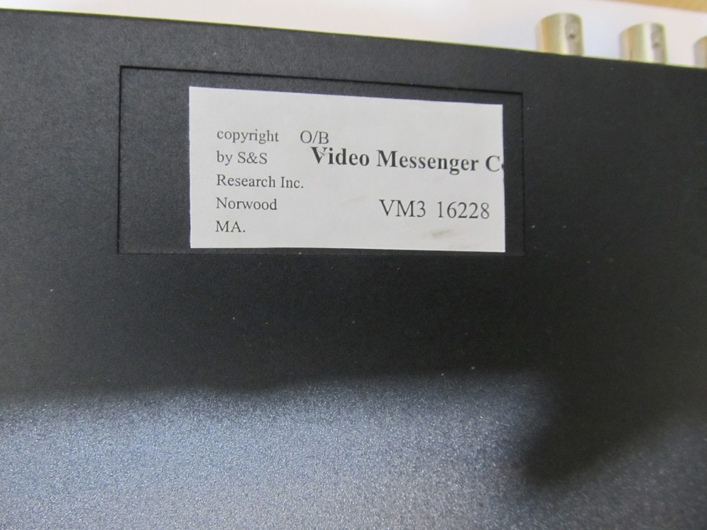 VMC VM-3 Message Character Generator Video Messenger ***Pls read