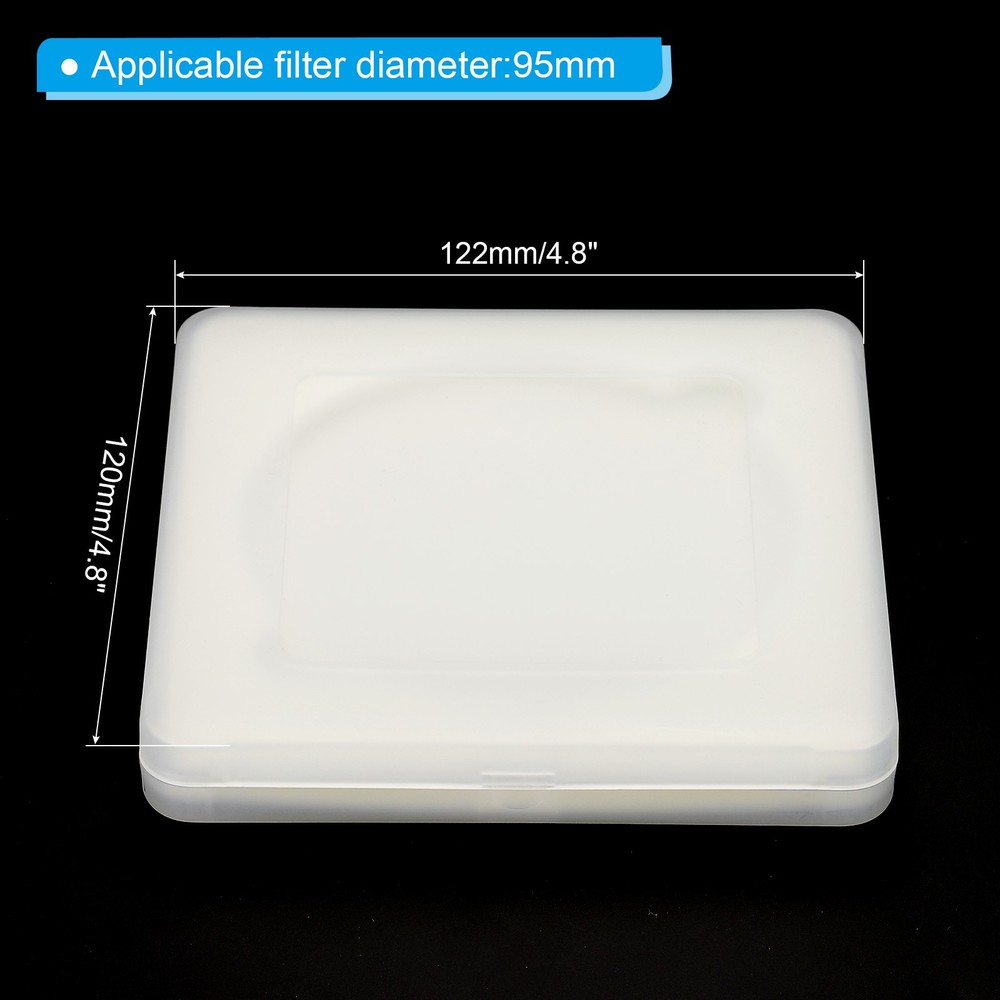 95mm Lens Filter Case,1pcs Camera Filter Case Portable Lens Filter Box Plastic