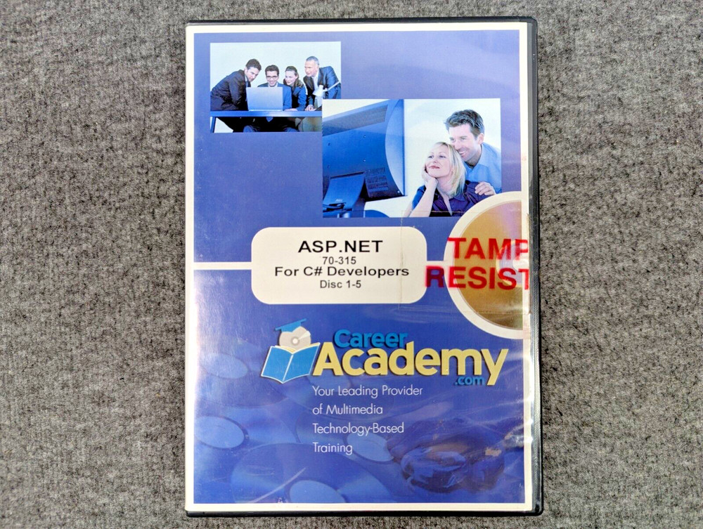 Career Academy Microsoft MSCE Training Software CD-ROM Lot Visual Studio C# SQL