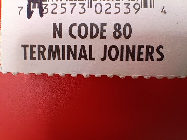 ATLAS N CALE CODE 80 TERMINAL JOINERS (2) WIRES PER PACKAGE