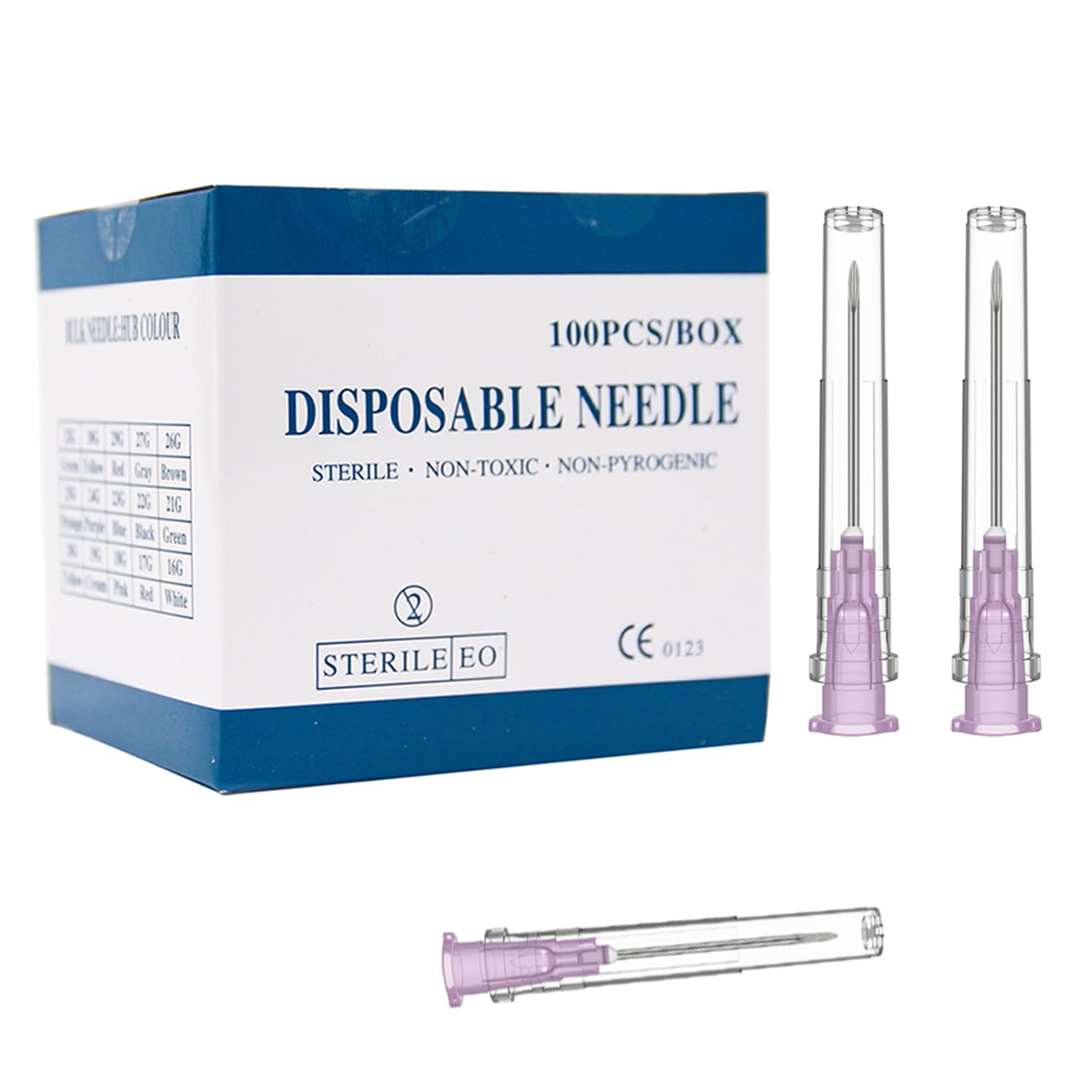 18 Gauge 1 Inch Needle (100Pack),Luer Lock Industrial Accessories Needles,Ind...