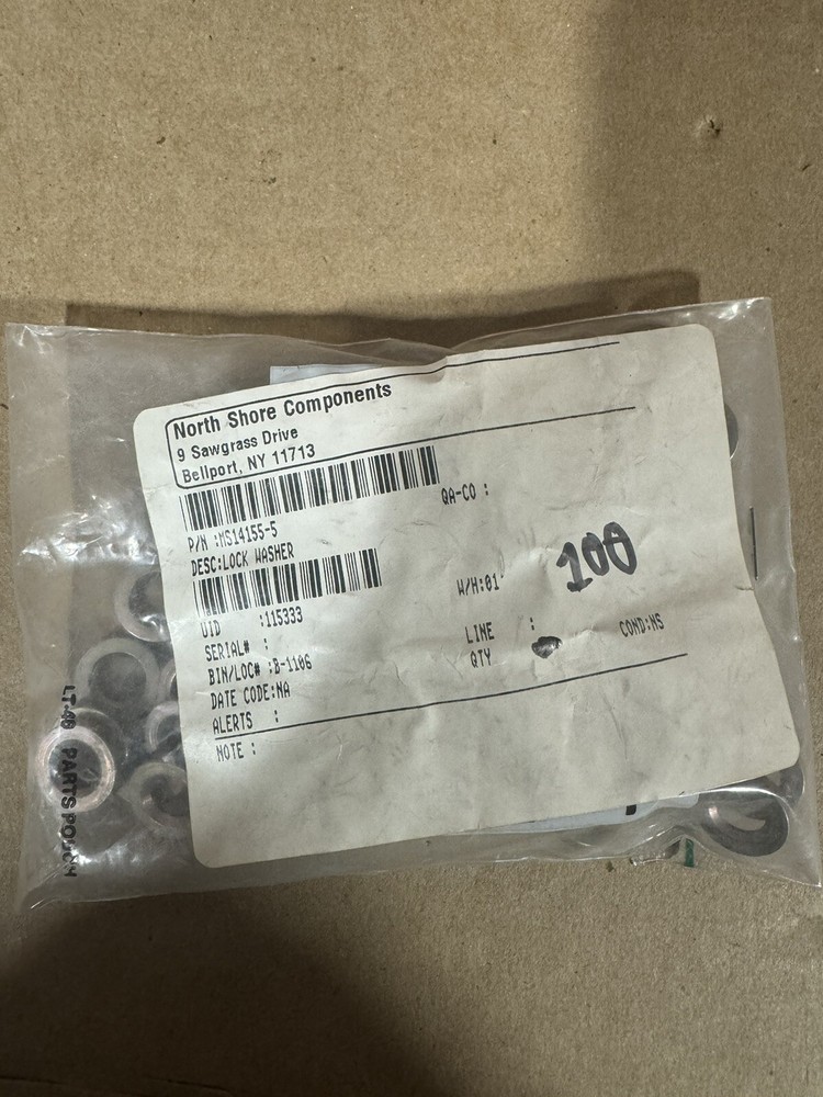 MS14155-5 LOCK WASHER 100PC