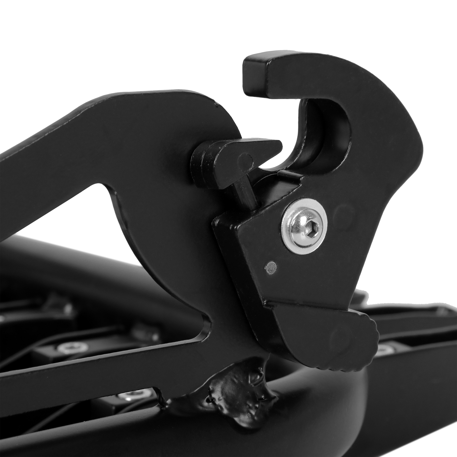 For Harley Touring 09-24 Detachable Passenger Backrest Sissy Bar w/ Stealth Rack