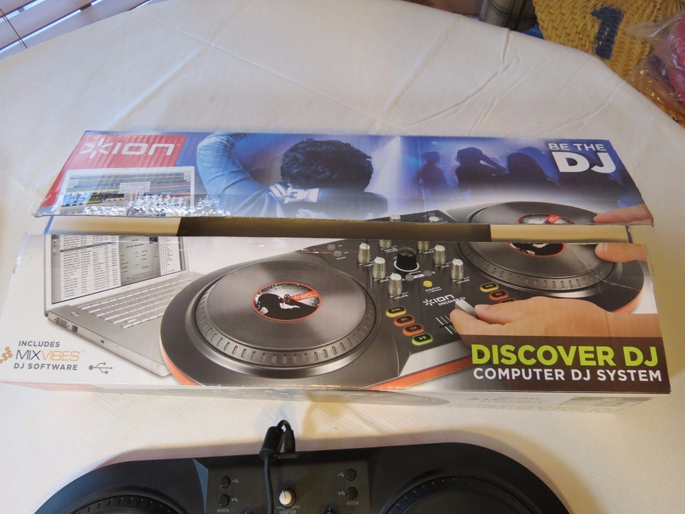 BE THE DJ discover computer system mixing ION scratch mixvibes software USB EUC