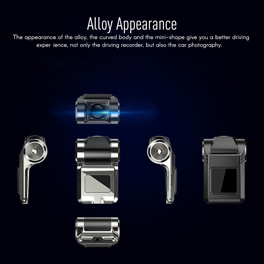 Car DVR Dash Cam Camera Hidden Digital Video Record G-Sensor 1080P Wide-angle