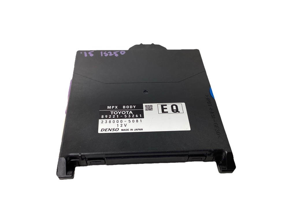 2015 LEXUS IS250 MULTIPLEX NETWORK CONTROL MODULE ECM ASSEMBLY OEM 89221-53261