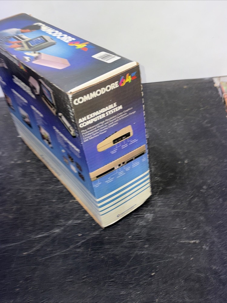 Commodore 64 w. Box Cleaned Tested Working & Guaranteed Vtg Retro Gaming