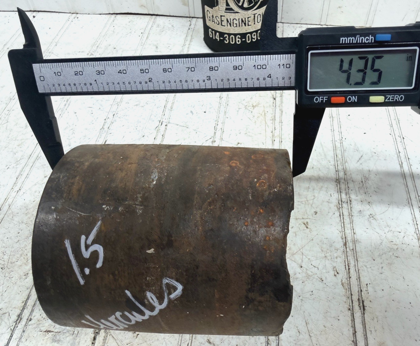 Cast Iron PULLEY for 1 1/2hp HERCULES ECONOMY Hit Miss Engine