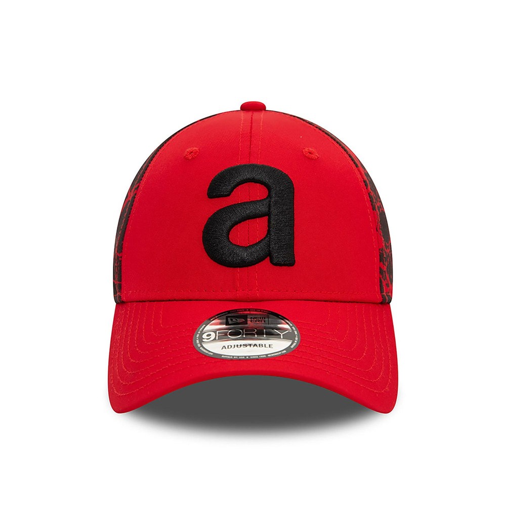 Aprilia Crackle Print Adjustable Cap Red