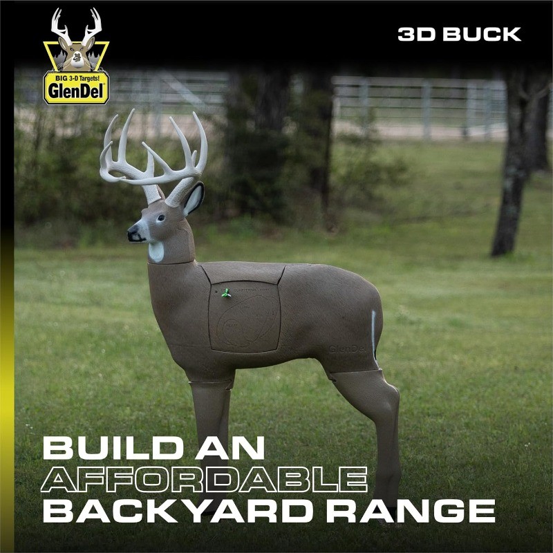 Buck 3D Archery Target Replaceable Insert Core GlenDel Buck W/4-sided Insert