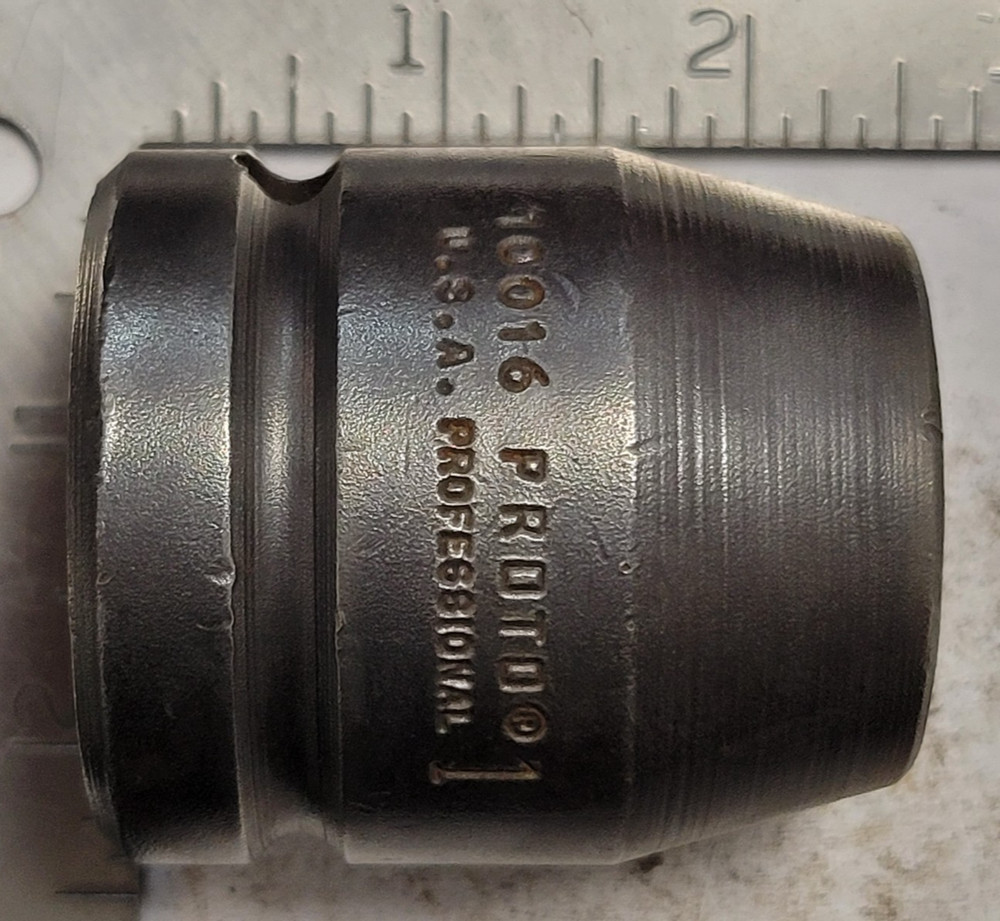 Proto 1" Socket 1" Drive 6PT 10016 listing E