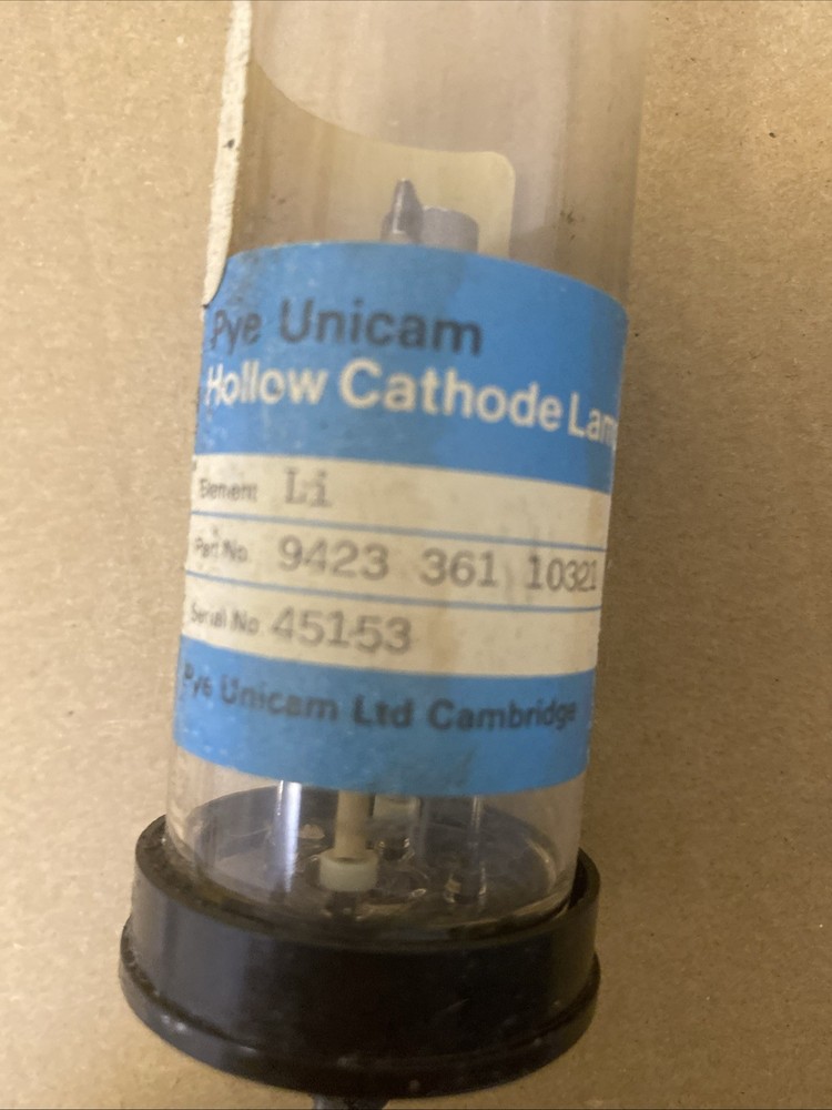 Pye Unicam Hollow Cathode Lamp Ma8
