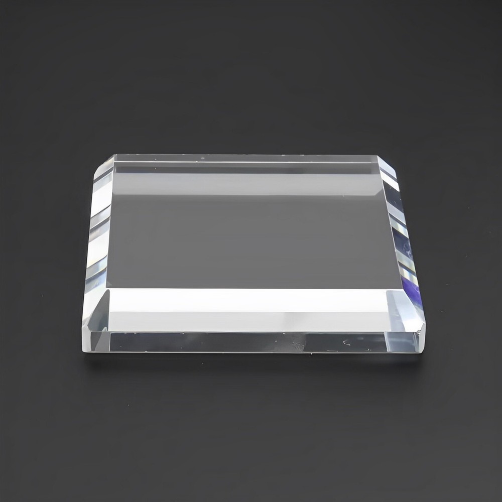 Crystal Glass Mineral Stand Base