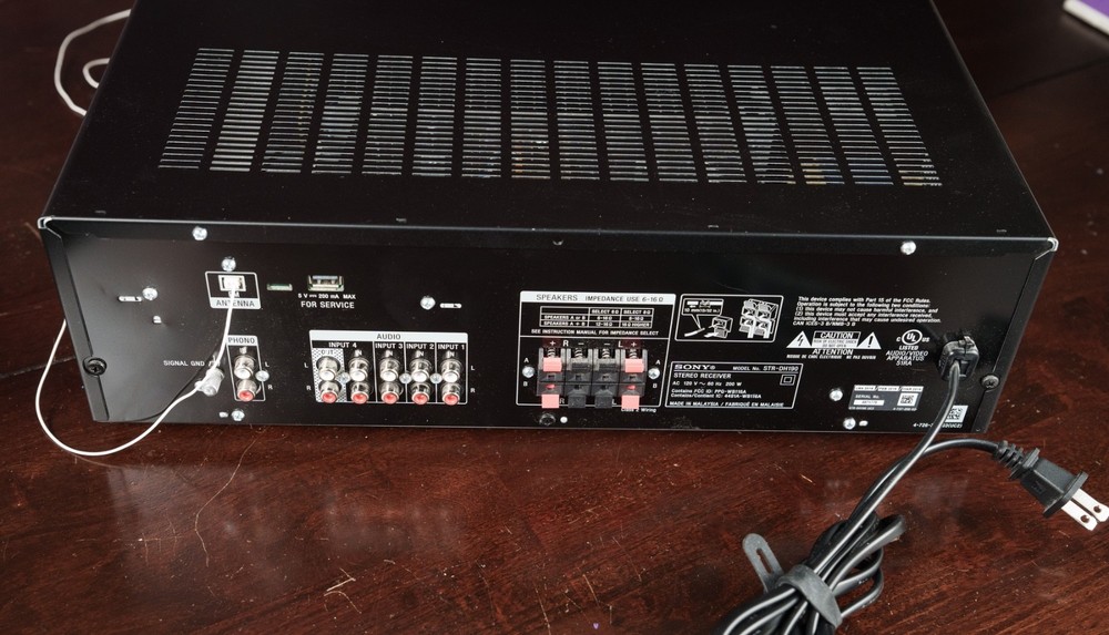 Sony STR-DH190 Home Stereo Receiver Bluetooth Connectivity Remote Bundle