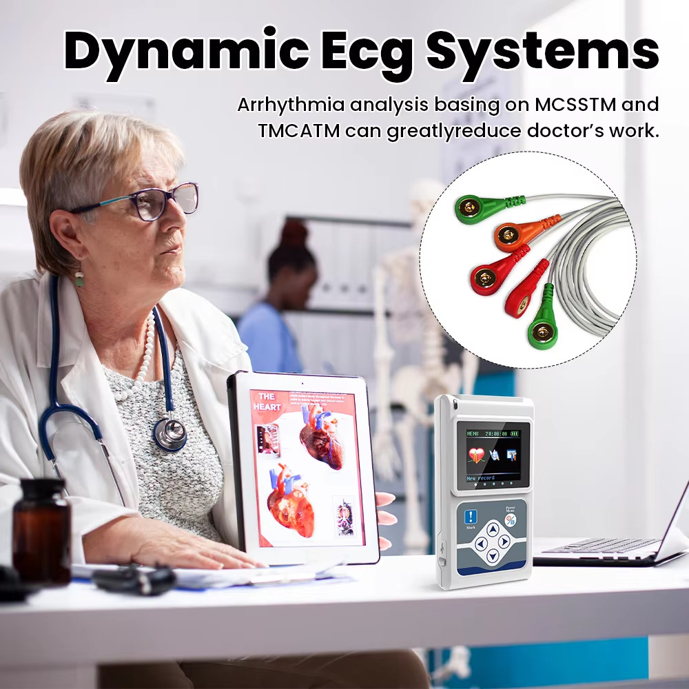 Contec TLC9803 Dynamic ECG Systems Digital Analyzer Recorder System ECG Holter