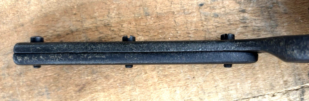 Rare Tight Space Cast Iron Hack Saw Handle