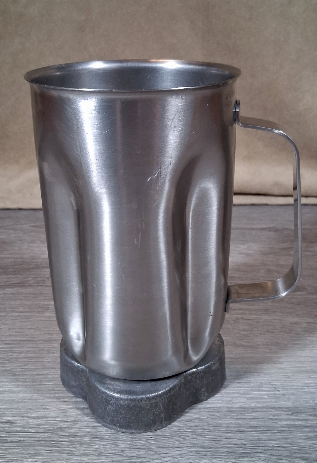 Waring CAC33 32 oz Stainless Blender Container w/ Blade Assembly (No Lid)