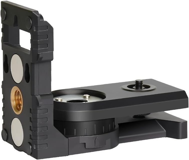 Multi-Functional Magnetic Laser Level Adapter - 1/4" & 5/8" Thread Compatibility