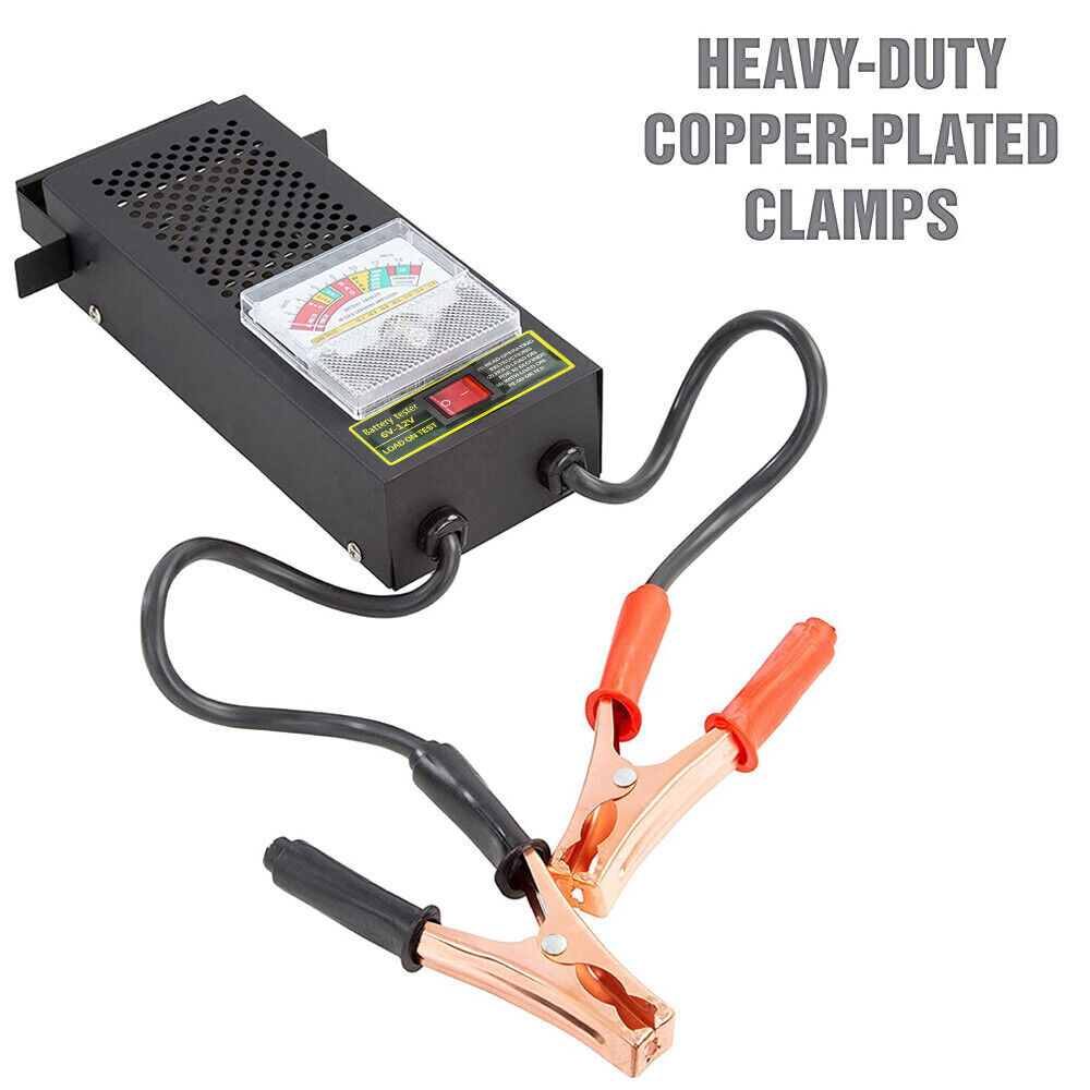 6V 12V Car Battery Load Tester Voltmeter 100Amp Analyzer 5 Seconds Fast Test