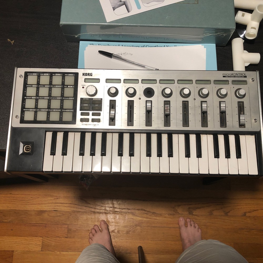 KORG microKONTROL MC-1 MIDI Studio Controller 37-Key USB Keyboard Some Issues