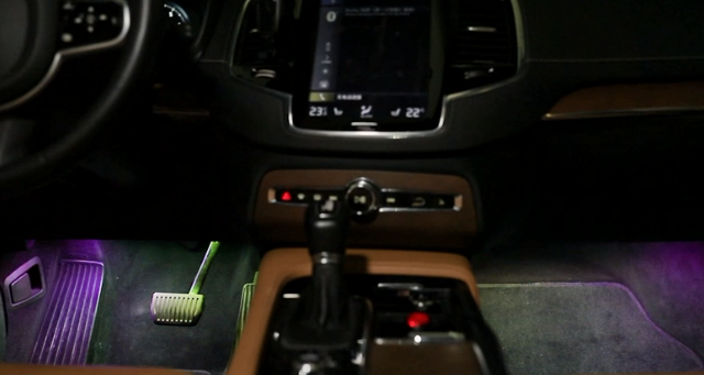 48 RGB LED Strip Neon Atmosphere Light Kit USB Plug Bluetooth App Remote Control