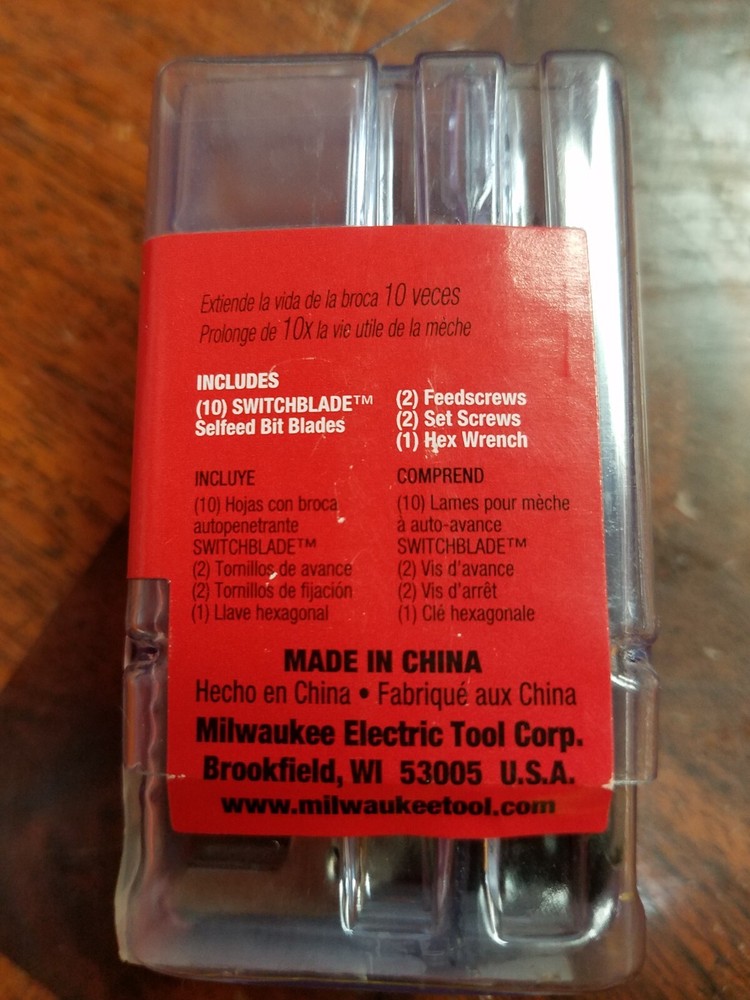Milwaukee Switchblade 10 Blade Replacement Kit 48-25-5325 1-1/2"
