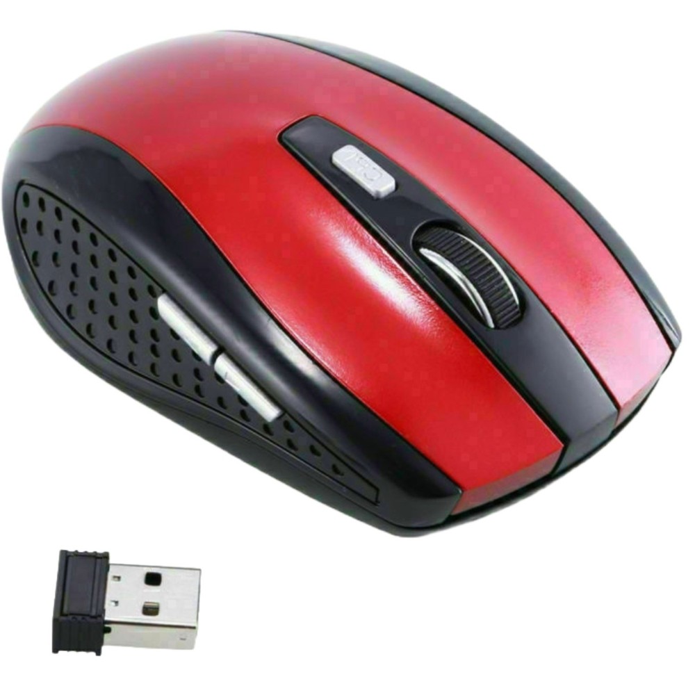 Sanoxy Wireless Optical Mouse Adjustable DPI 2.4GHz Red