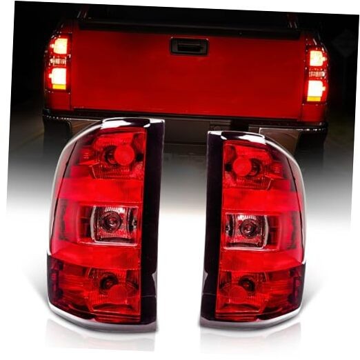 Tail Light Assembly Replacement for 2007 Black/for 2007-2013 Silverado 1500