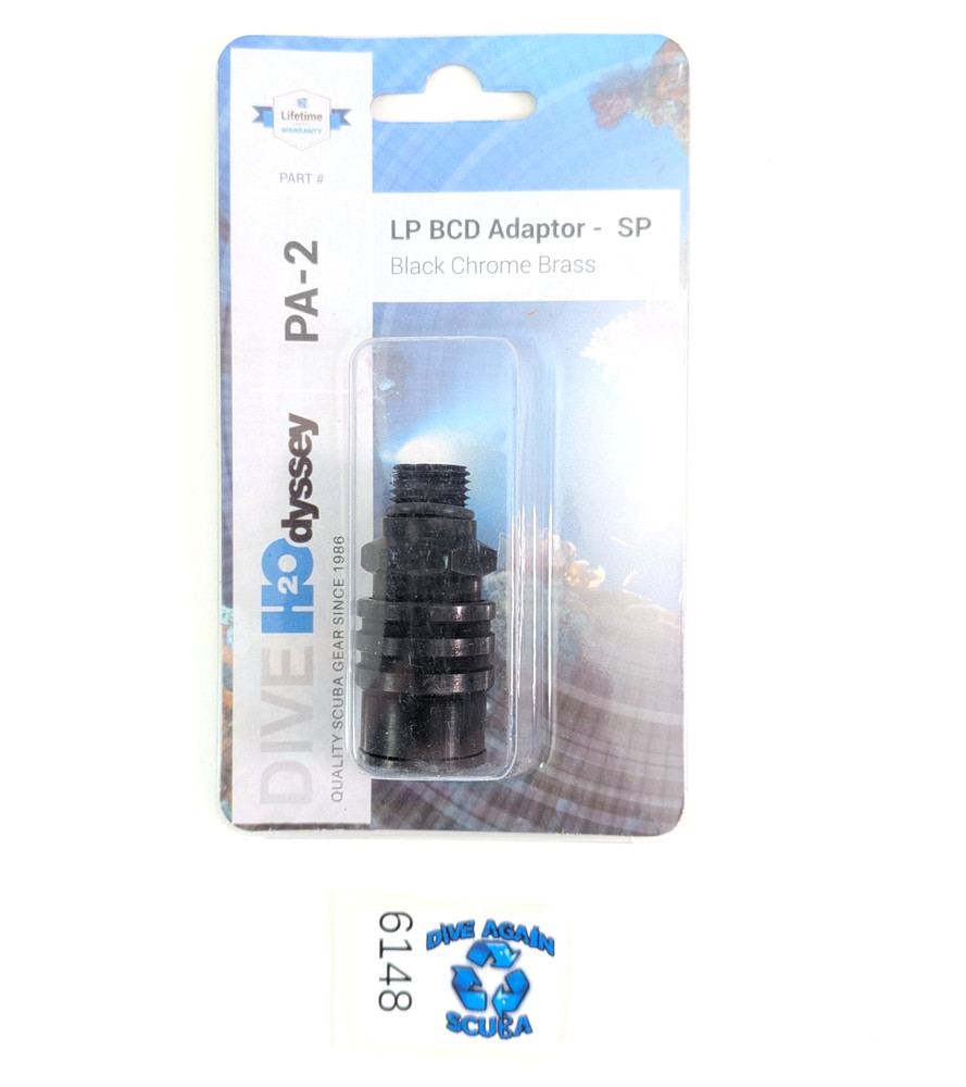 Atomic SS1 Scuba Diving BCD Octo Inflator QD Safe Second Regulator Hose Adapter