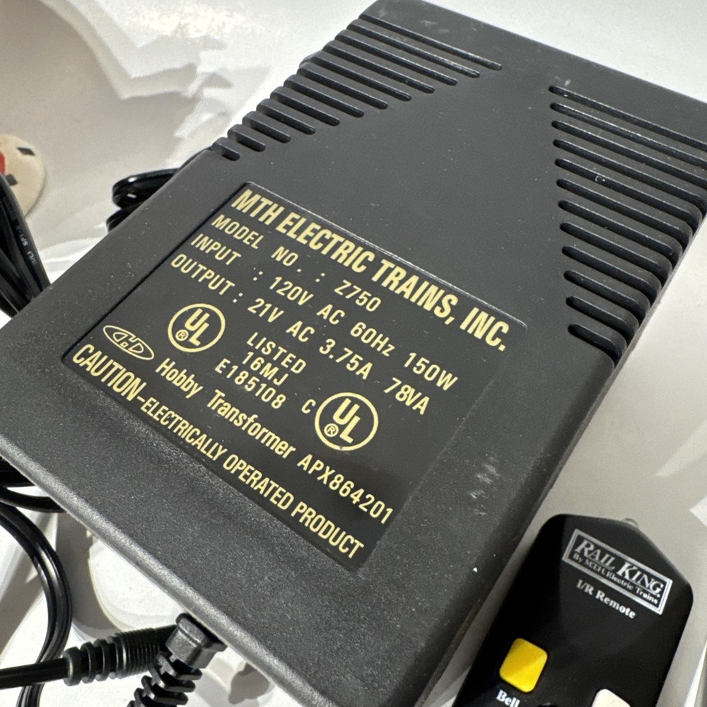 MTH Rail King DCS IR Remote Commander Control Set, Z-750 Transformer