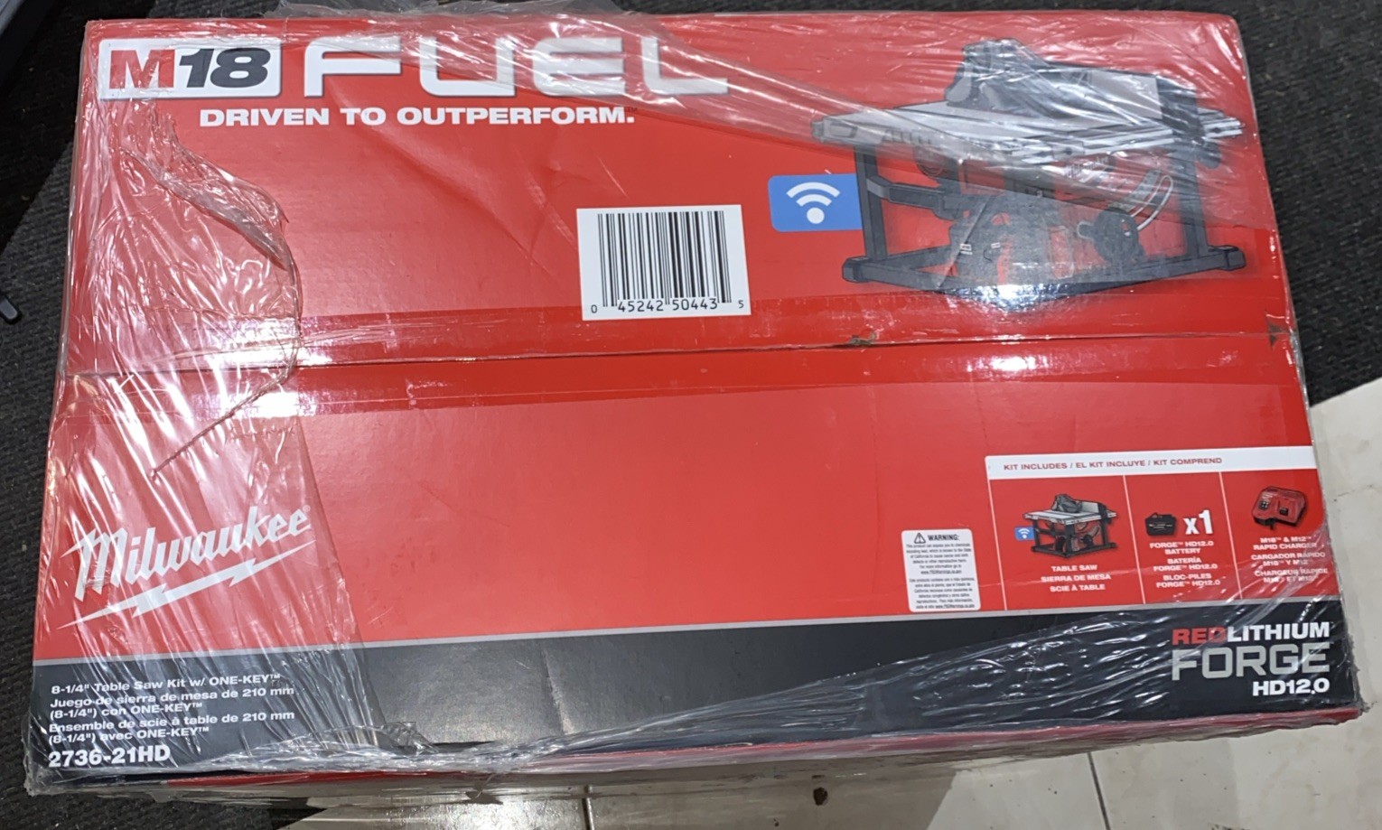 Milwaukee 2736-21HD M18 FUEL 8-1/4" Table Saw with One-Key Kit