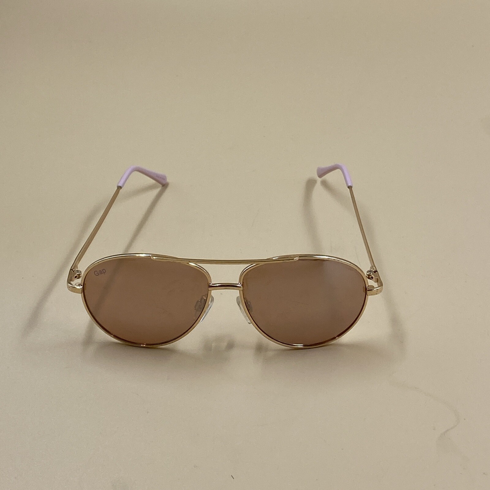 The Gap Rose Gold Aviator Sunglasses/ Pink Lenses / Used